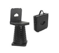 BCIOUS Multi Use Collapsing Stool with Back 9 Height Preferences for Camping Gardening and Outdoor Incidents Quick Fold Camping Stool