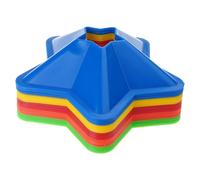 BCIOUS Professional Football Training Equipment Star Cones Durability Markers Improve Passing Accuracy Drill Soccer Speed Training Markers