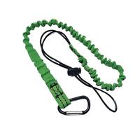 BCIOUS Thicken Bungees Tethers Tool Lanyards With Screw Locking Carabiner AntiFalling Rope Enduring Lanyards Lanyard With Buckle Strap Adjustable Length