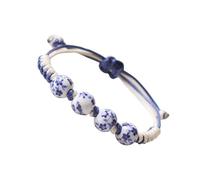 BCIOUS Unique Ceramic Bead Combining Artistics and Elegant Styles Suitable for Those Who Appreciate Eastern Culture Personalize