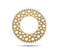 BCJMKDX bicycle chainring, Crank Chain Ring，Folding Bicycle Chainwheel Thin Tooth Disc BCD 8/9/10/11 Speed 53/54/56T Bike Chainring(Titanium Gold,53T)