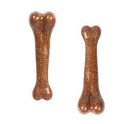 BCJMKDX dog toys. Dog Toys Dog Bone Chews Toys Nearly Indestructible Anti Bite Toys For Small Medium Large Dog Pet Chew Toy 2Pcs Brown 12Cm(Brown 12cm)