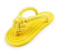 BCJMKDX dog toys. Dog Toys Dog Chew Toy Cotton Slipper Rope Toy Pet Dog Teeth Training Molar Toys Interactive Dog Toy 2Pcs Pink(Yellow)