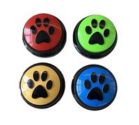 BCJMKDX dog toys. Dog Toys Recordable Dog Training Buttons Pet Talking Toys Pet Interactive Toys Speech Buttons Pet Toys 4Pcs A(C)