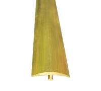 BCJMKDX Floor edging, Solid Brass Transition Strip for Uneven Floors, Doorway Threshold Bar Wood to Tile, Gold Floor Divider(20mm (13/16") Width)