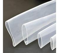 BCJMKDX Heat-shrink tubing, 1 Meter Transparent Termoretra Clear Heat Wrap Wire Kits, 2:1 Connector(12mmX1meter)