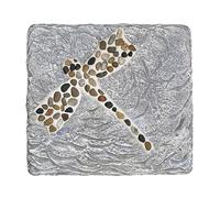 BCJMKDX Landscape stones, Patio Paver Lawn Pathway Landscaping Step Stones, Path Decor with Birdie/Dragonfly/Ladybug/Butterfly Pattern(Dragonfly,3PCS)