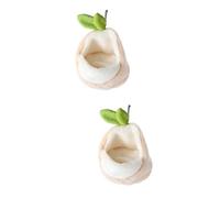BCJMKDX Pet Bed. 2 Pcs Hamster Nest Toys Stuffed Toy Pet Hamster Mini Bed Hedgehog Hideaway Bed Guinea Pig