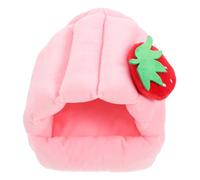 BCJMKDX Pet Bed. 3 Pcs Hamster Nest Hamster Hideout Guinea Mini House Rabbit Bed Pet Rest Bed Guinea Pig Bed Nes