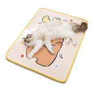 BCJMKDX Pet bedding, Cool Mat for Dogs - Pet Cooling Bed Mat,Breathable Cat Crate Sleep Pad Machine Washable for Kennels, Indoor and Outdoor Floor,(A)