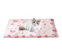 BCJMKDX Pet bedding, Cooling Cat Bed | Pet Cool Play Mats | Washable, Non-Slip Mattress, Bedding For Kittens For Camping, Outdoor, Puppy Travel