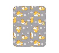BCJMKDX Pet bedding, Self-Cooling Cute Animal Pattern Comfortable Sleeping Pad | Rectangular Cat Bed Cooling Cushion, Outdoor Pet Supplies(Cute pet gray)