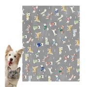BCJMKDX Pet bedding, Washable Waterproof Dog Bed For Indoor Outdoor Use With Compatibility For Crate Kennel Car Travel Camping(Puppy 45x60cm)