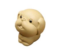 BCJMKDX Purple clay tea pets, Cute Little Dog Purple Clay Tea Set Crafts Accessories, Tea Ceremony Desk Ornament Gifts(A)