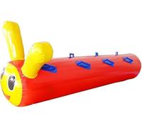 BCJMKDX Team-building games, IEOWY Group outdoor games Outdoor Team Games, Inflatable Play Equipment, Fun Games For Young Children, Exercise Toys(Red,Kids-4seater)