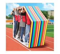 BCJMKDX Team-building games, IEOWY Team Building Game Running Mat For Middle Schools, Field Day Team Collaboration Game Playing Running Mats(Kids 6M/20FT)