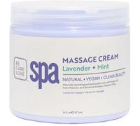 BCL SPA Massage Cream - Body Lotion & Body Cream with Organic Lavender + Mint, Shea Butter, Kelp, Arnica, Aloe Vera, Argan and Jojoba Oils - Calm, Moisturize and Soothe skin. Home/Pro Use 16 fl oz