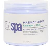 BCL SPA Massage Cream - Body Lotion & Body Cream with Organic Lavender + Mint, Shea Butter, Kelp, Arnica, Aloe Vera, Argan and Jojoba Oils - Calm, Moisturize and Soothe skin. Home/Pro Use 16 fl oz