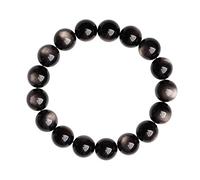 [BClety] Natural Obsidian Bracelet Changes Luck, Beaded Bracelet, Breaking Evil, Wishing to Purify Disasters, Work, Love, Interpersonal Relationships, Health, and Capacity. This stone bracelet is