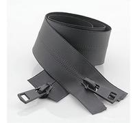 Bclla Zkenshan-Zippers 5# Nylon Zippers Invisible Waterproof Double Sliders Two-Way Open End Zips Sewing Garment Accessories Tailor, Practical and Durable (Color : A, Length : 90cm)