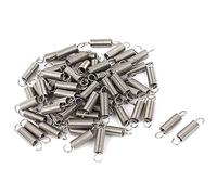 Bclla Zkenyao-Spring Extension Springs 0.5mm Wire Dia 4.1mm OD 18mm Free Length Spring Steel Small Dual Hook Tension Spring 0.5x4.1x18mm, 64pcs, More Durable