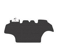 BCM 3mm Tailored Rubber Car Floor Mat for Case IH Puma 1Pc,Black | Waterproof, Custom Fit, Anti-Slip Granulated Backing, Black Cloth Binding, 1-Piece Set, No Clips
