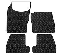 BCM Car Mats - Compatible with Ford Focus MK3 2011-2018 - Car Floor Mat - 3MM Rubber - Fully Tailored - Anti-Slip Backing - Black Trimming - 4 Piece Non-Slip Mat