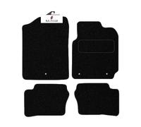 BCM Car Mats - Compatible with Kia Picanto 2017-Onwards - Car Floor Mat - Carpet - Fully Tailored - Anti-Slip Granulated Backing - Black Trimming - 4 Piece Non-Slip Mat