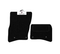 BCM Car Mats - Compatible with Land Rover Defender 90 2020-Onwards FRONTS ONLY - Car Floor Mat - Carpet - Fully Tailored - Anti-Slip Granulated Backing - Black Trimming - 2 Piece