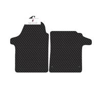 BCM Car Mats - Compatible with Mercedes E-Vito 2020-Onwards Electric - Van Floor Mat - 5MM Heavy Duty Rubber - Fully Tailored - Anti-Slip Backing - 2 Piece Non-Slip Mat