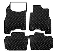 BCM Car Mats - Compatible with Nissan Leaf 2018-Onwards - Car Floor Mat - 3MM Rubber - Fully Tailored - Anti-Slip Backing - Black Trimming - 4 Piece Non-Slip Mat