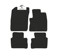 BCM Car Mats - Compatible with Nissan Qashqai Mild Hybrid 2021-Onwards - Car Floor Mat - 3MM Rubber - Fully Tailored - Anti-Slip Backing - Black Trimming - 4 Piece