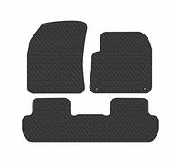 BCM Car Mats - Compatible with Peugeot 3008 2016-Onwards - Car Floor Mat - 3MM Rubber - Fully Tailored - Anti-Slip Backing - Black Trimming - 3 Piece Non-Slip Mat