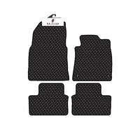 BCM Car Mats - Compatible with Renault Clio 2020-Onwards - Car Floor Mat - 3MM Rubber - Fully Tailored - Anti-Slip Backing - Black Trimming - 4 Piece Non-Slip Mat