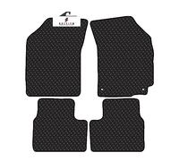 BCM Car Mats - Compatible with Suzuki Swift 2010-2017 Hatchback - Car Floor Mat - 3MM Rubber - Fully Tailored - Anti-Slip Backing - Black Trimming - 4 Piece Non-Slip Mat