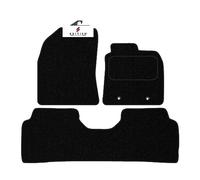 BCM Car Mats - Compatible with Toyota Avensis 2011-2018 Facelift - Car Floor Mat - Carpet - Fully Tailored - Anti-Slip Granulated Backing - Black Trimming - 3 Piece Non-Slip Mat