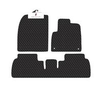 BCM Car Mats - Compatible with Vauxhall Combo Life 2019 - Onwards - Van Floor Mat - 5MM Heavy Duty Rubber - Fully Tailored - Anti-Slip Backing - 3 Piece Non-Slip Mat