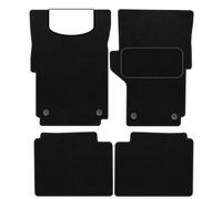 BCM Car Mats - Compatible with VW Amarok Double Cab 2010-2020 - Car Floor Mat - Carpet - Fully Tailored - Anti-Slip Granulated Backing - Black Trimming - 4 Piece Non-Slip Mat