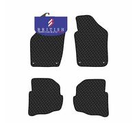 BCM Car Mats - Compatible with VW Polo 2004-2009 - Car Floor Mat - 3MM Rubber - Fully Tailored - Anti-Slip Backing - Black Trimming - 4 Piece Non-Slip Mat
