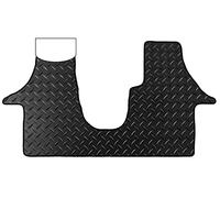 BCM Car Mats - Compatible with VW T5 Facelift and T6 2010-2019 - Van Floor Mat - 3MM Rubber - Fully Tailored - Anti-Slip Backing - Black Trimming - 1 Piece Non-Slip Mat