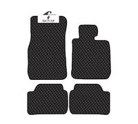 BCM - Compatible with BMW 1 Series 2011-2019 (F20 & F21 Hatch) - Car Floor Mat - 3MM Rubber - Fully Tailored - Anti-Slip Backing - Black Trimming - 4 Piece