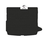 BCM - Compatible with Mercedes EQC 2019-Onwards - Car Boot Floor Mat - 3MM Rubber - Fully Tailored - Anti-Slip Backing - Black Trimming - 1 Piece Non-Slip Mat