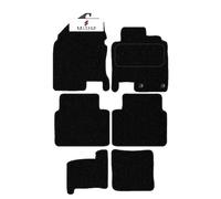 BCM - Compatible with Nissan Qashqai + 2 2010-2013 7 Seater - Car Floor Mat - Carpet - Fully Tailored - Anti-Slip Granulated Backing - Black Trimming - 6 Piece Non-Slip Mat