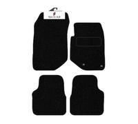 BCM Tailored Car Mats For Citroen C4 2020, Carpet, Black, 4 Piece, 2 Clip