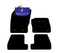 BCM Tailored Car Mats For Ford Focus MK3 March 2015-2018, Carpet, Black