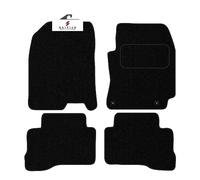 BCM Tailored Car Mats For Hyundai Kona (OS) Hybrid 2020-2023, Carpet, Black | 4-Piece, Custom Tailored Fit, Anti-Slip, Fitted With Clips