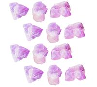 BCOATH 1 Pack Amethyst Crystals Natural Decorative Stones for Fish Tank/aquarium Decor Polished Rocks 100g/pack