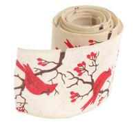 BCOATH 1 Roll Christmas Themed Ribbons for DIY Decorative Ribbon Craft Making Assorted Color Cloth Material Not Easy to Fade Can Be Cut to Length for Christmas Themed Party Wrapping