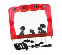 BCOATH 1 Set DIY Shadow Puppet Toys for Kids Handmade Educational Storytelling Kit Puppet Theater for Preschool Learning