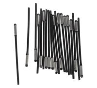 BCOATH 10 Pairs Metal Frame Glasses Temple Replacement Covers Anti-Slip Eyeglass Ear Grips Sleeve Protectors for Comfortable Secure Fit Black Eyewear Arm Tips